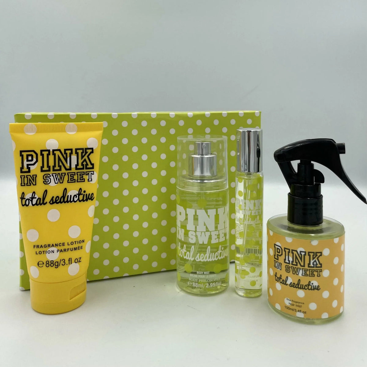 Pink In Sweet Total Seductive Fragrance and Body Care Gift Set