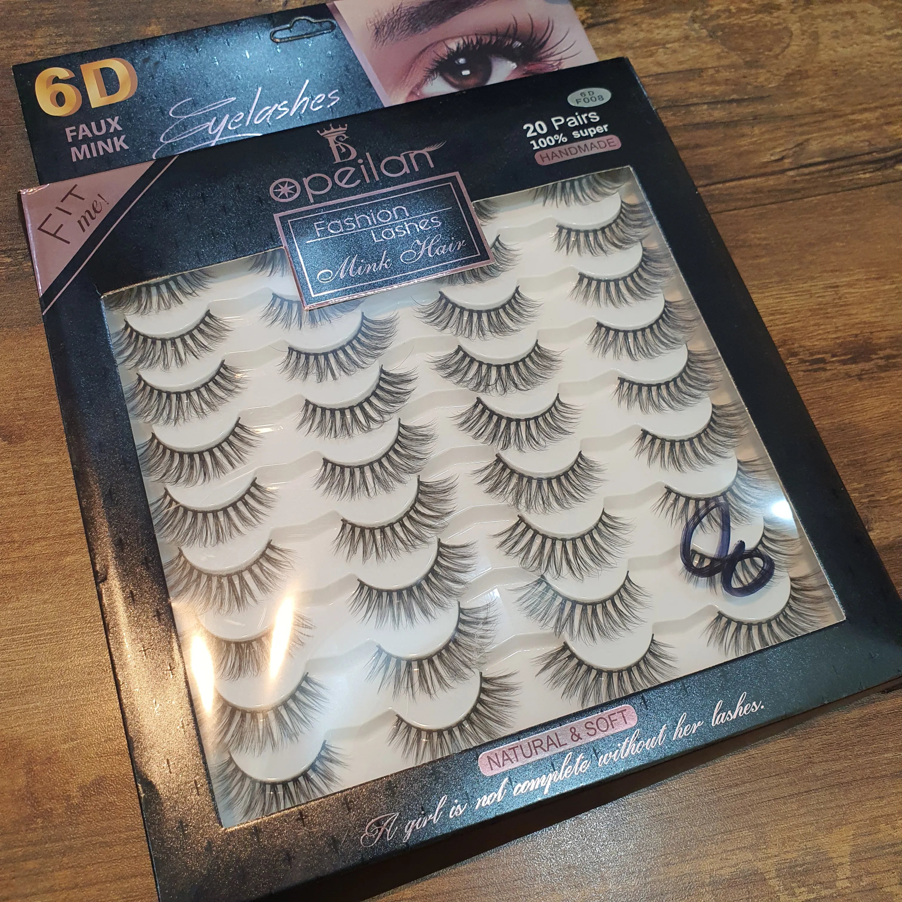 20 pairs 100% super HANDMADE Lashes