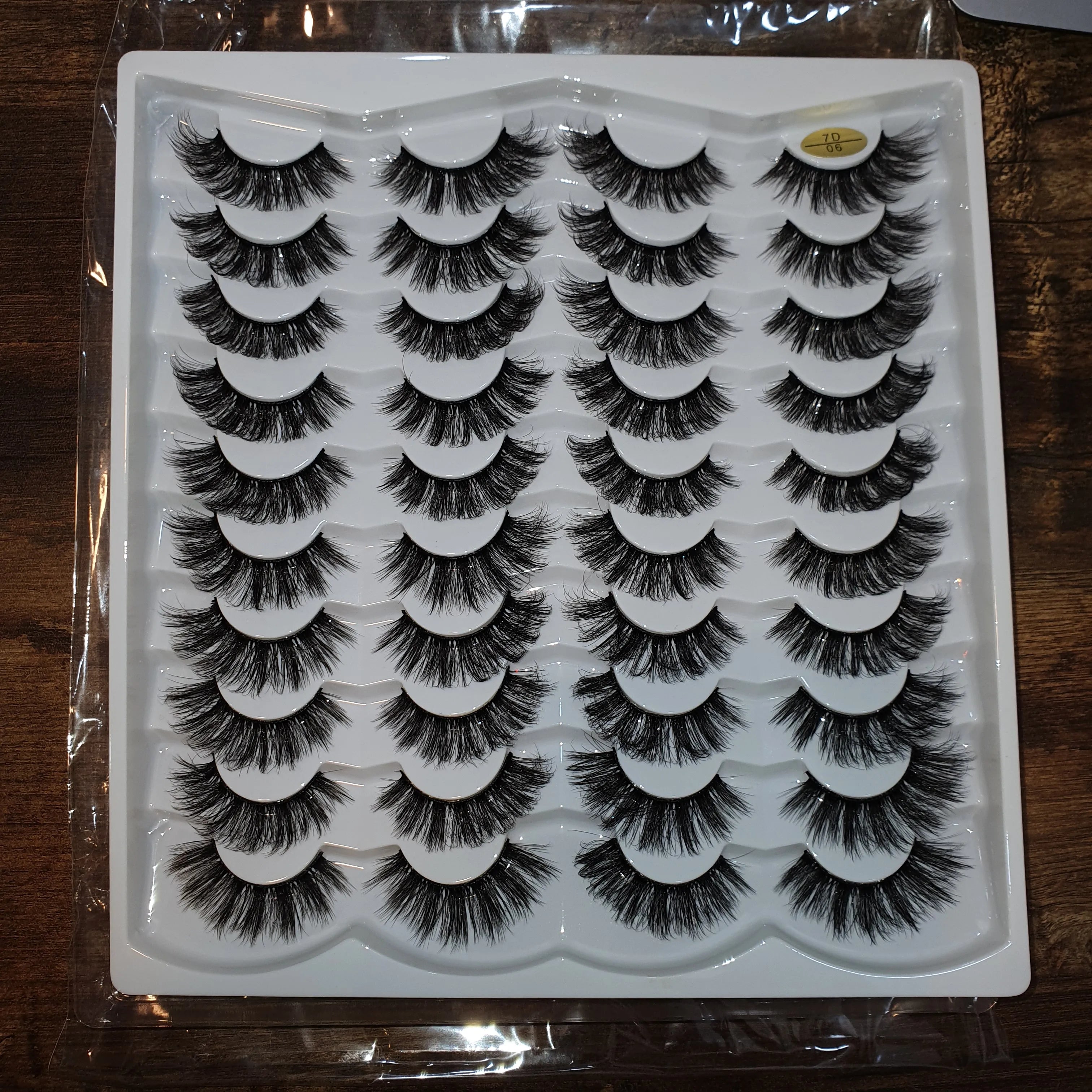20 pairs 100% super HANDMADE Heavy Lashes For Bridals