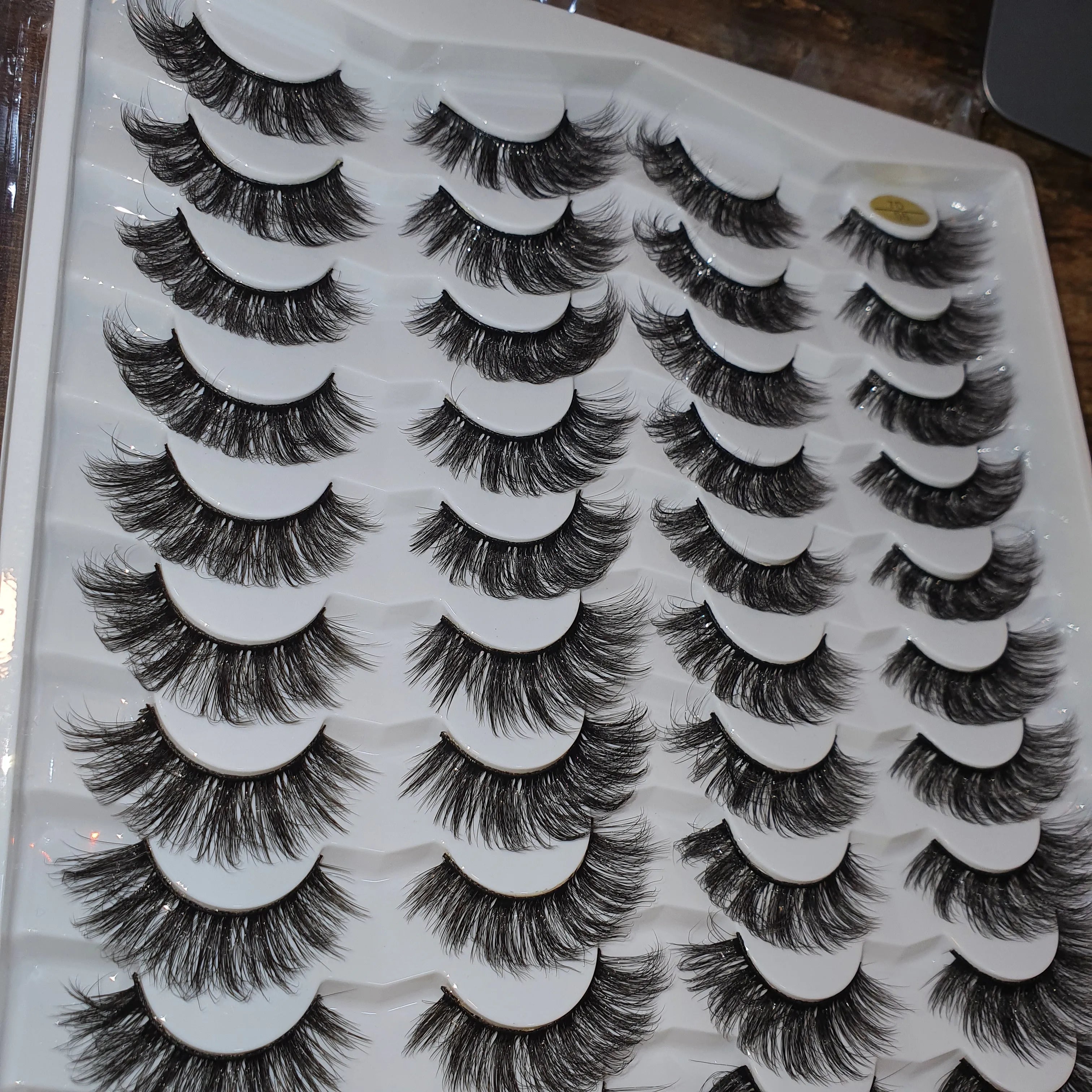 20 pairs 100% super HANDMADE Heavy Lashes For Bridals