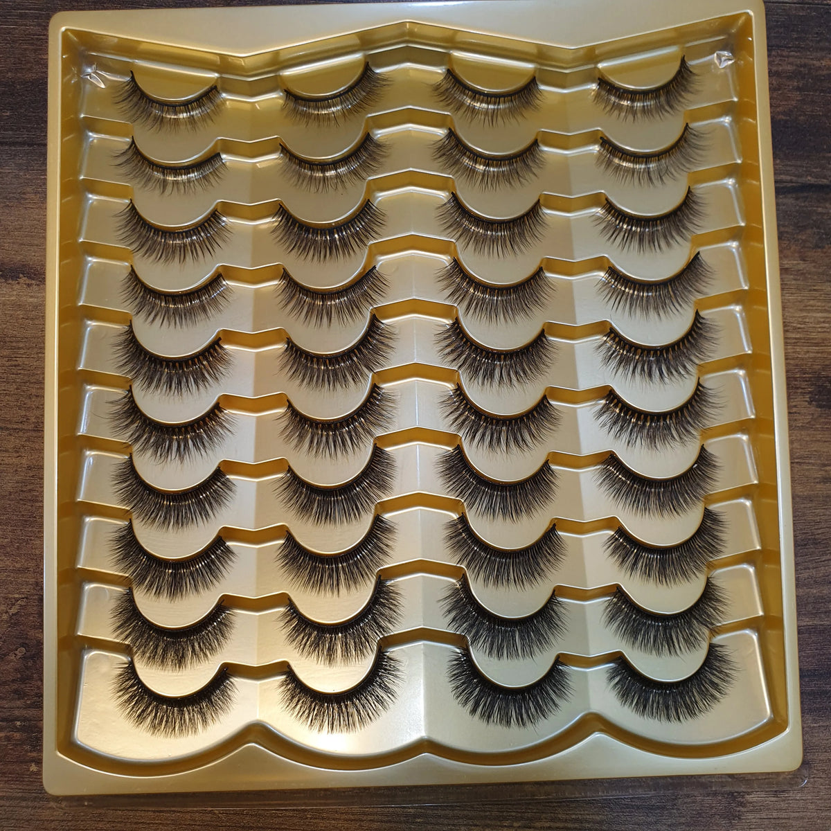 20 pairs 100% super HANDMADE Heavy & Simple Look Lashes