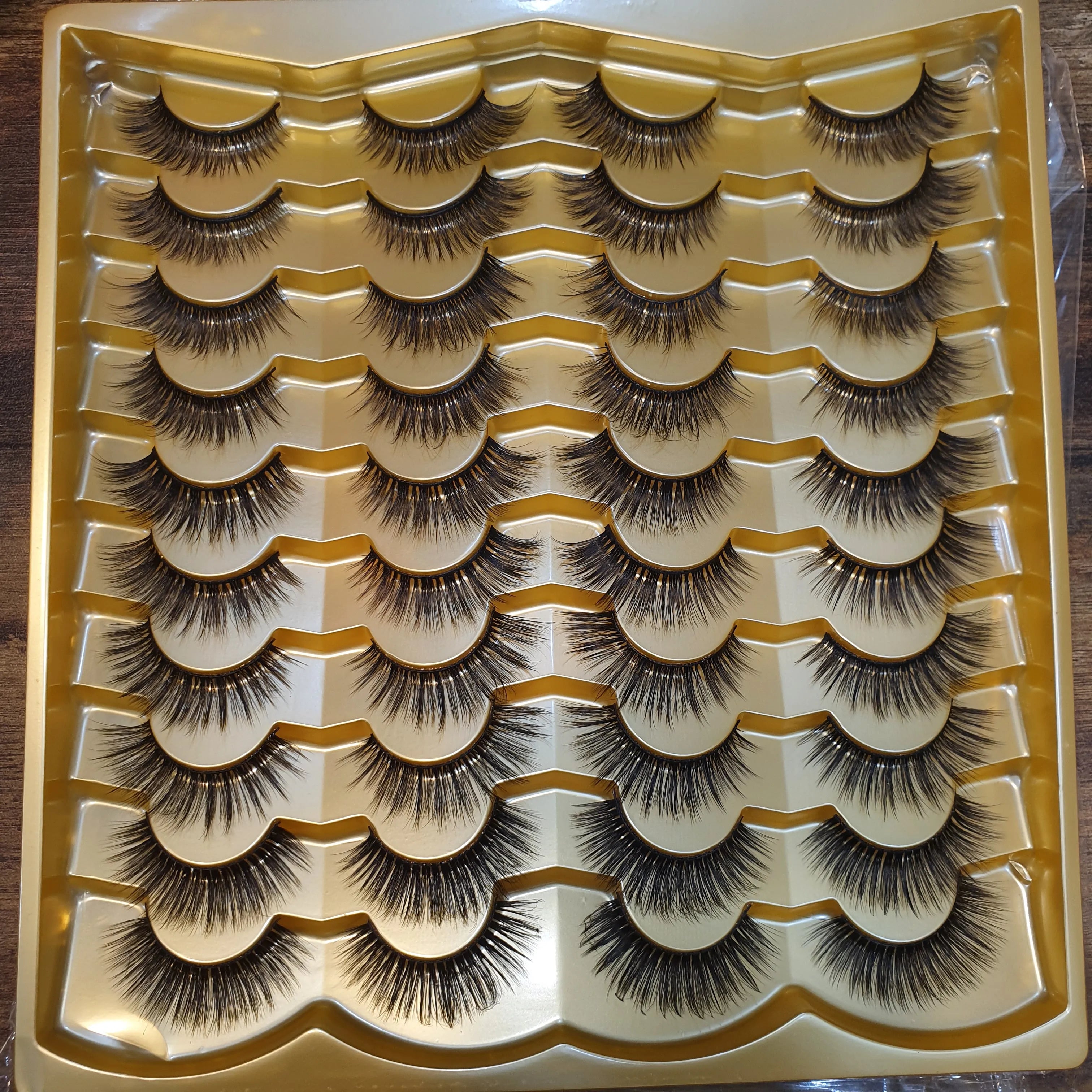20 pairs 100% super HANDMADE Heavy & Simple Look Lashes