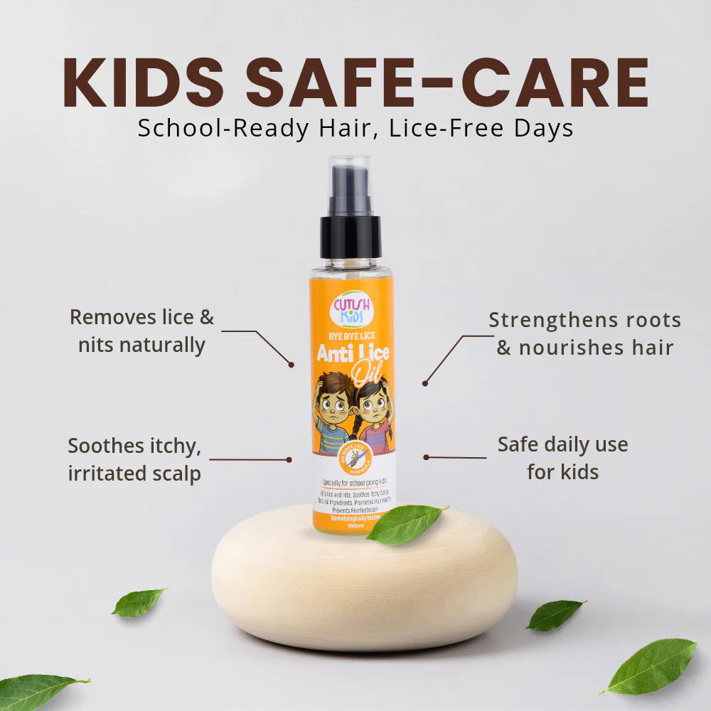 Cutish Anti Lice Hair Oil for Kids - 100ml