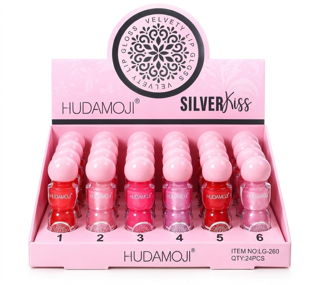 HUDAMOJI Silver Kiss Velvet Lip Gloss