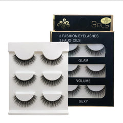 3 Pairs 3D Eye Lashes - High Quality Eyelashes