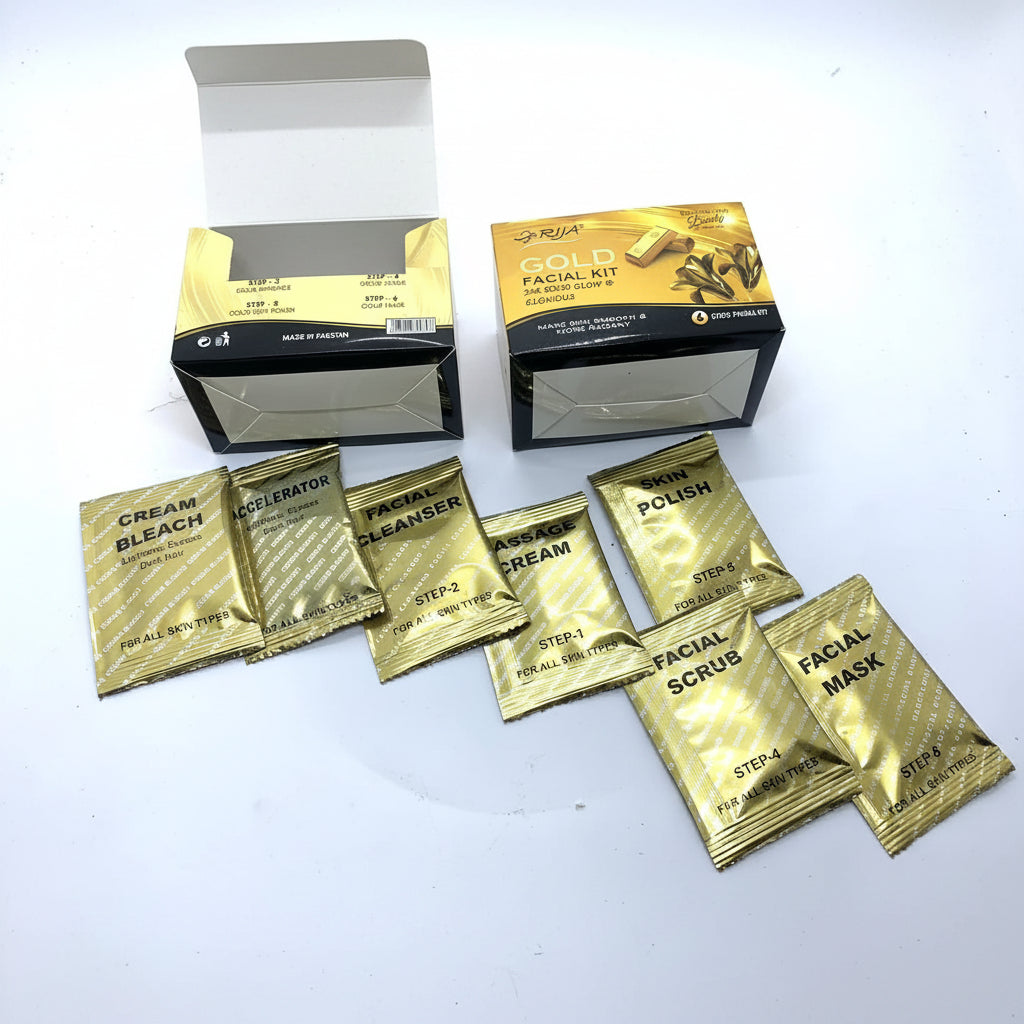 Rija Gold Facial Kit for - 24K Gold Glow