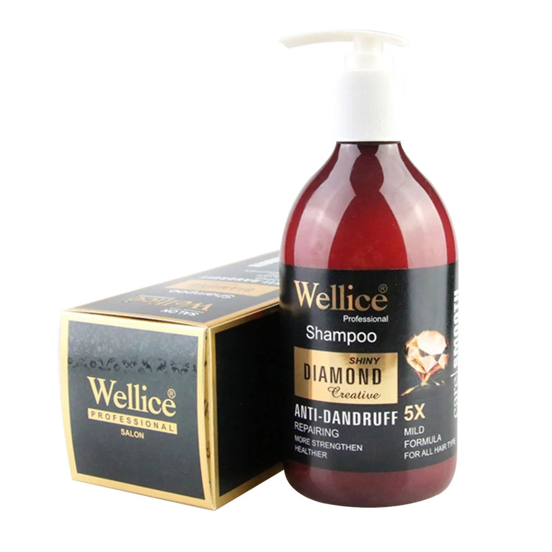 Wellice Shiny Diamond Anti-Dandruff Shampoo - 550g