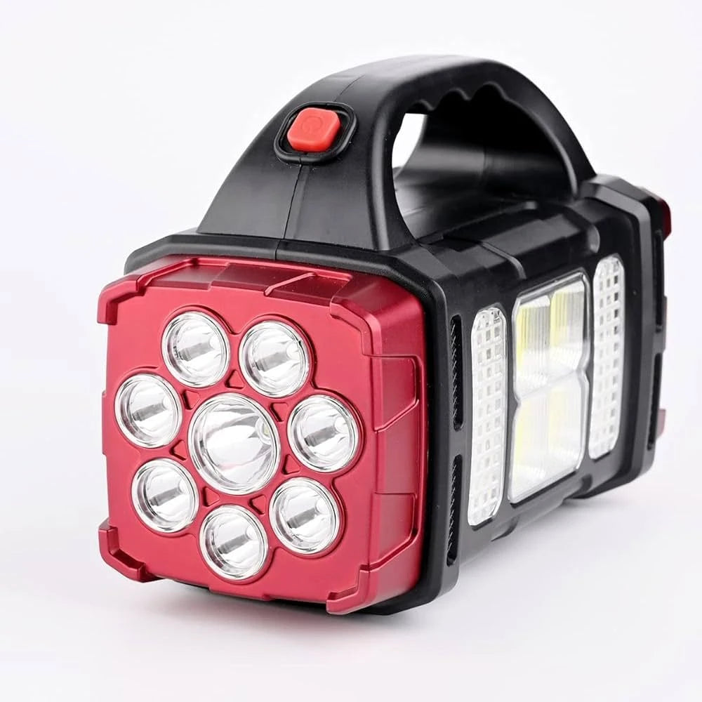 Portable LED Hand Light Portable Solar Battery Powered Light