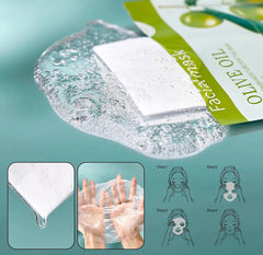 O'Mayln Anti-Wrinkle Olive Oil Facial Mask - 10 PCS