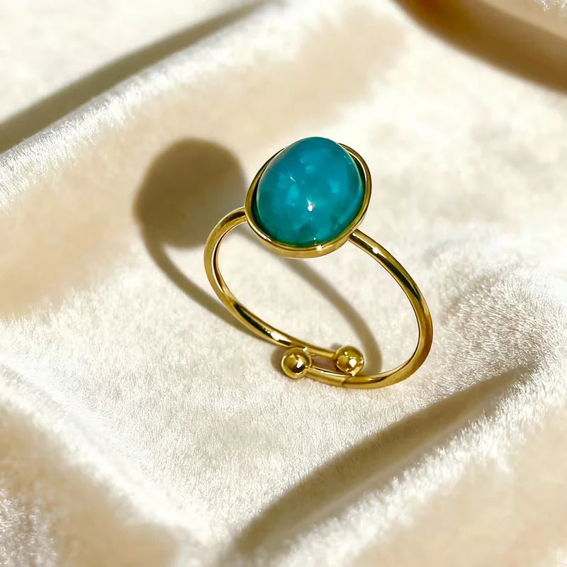 Cat eye Adjustable ring