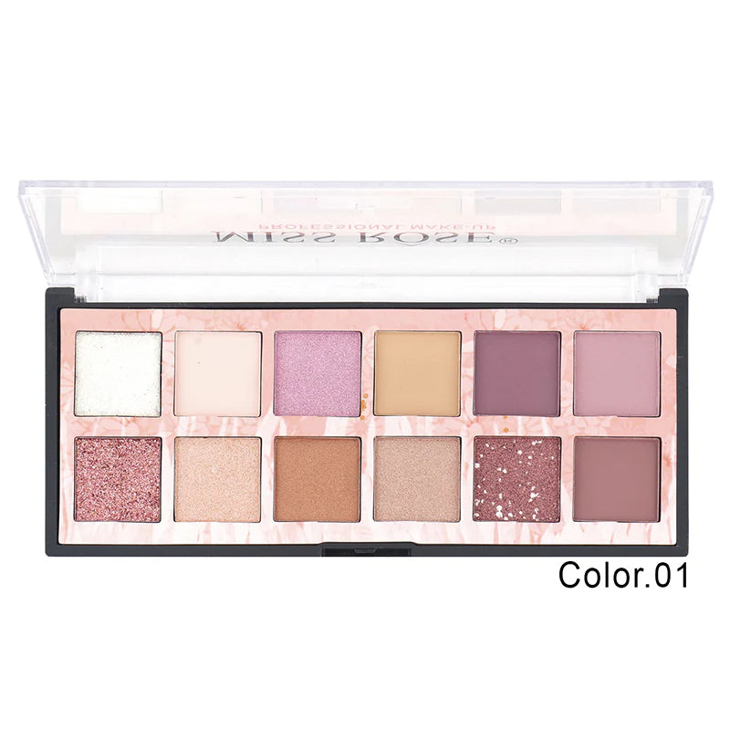 Miss rose Eye Shadow Palette - 12 Color