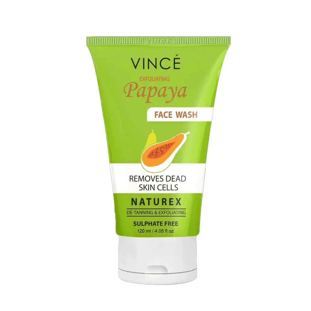 Vince Exfoliating Papaya Face Wash - 120ml