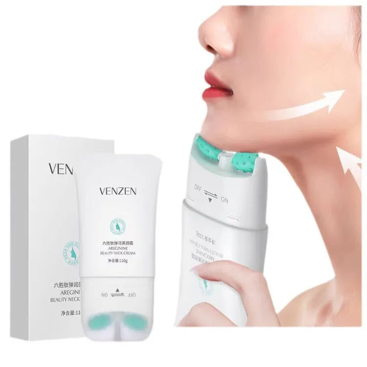 VEZE Six Peptide Glowing Firming Anti Wrinkle Tighten & Lift Neck Cream 110g