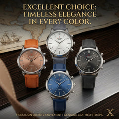 XCELLENT minimalist quartz wristwatch