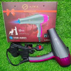 Ajwa Professional Hair Specialists Ionic Turbo Hair Dryer - Model AJW-01.