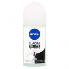 Nivea Black and White Invisible Deodorant Roll-On For Women - 50ml