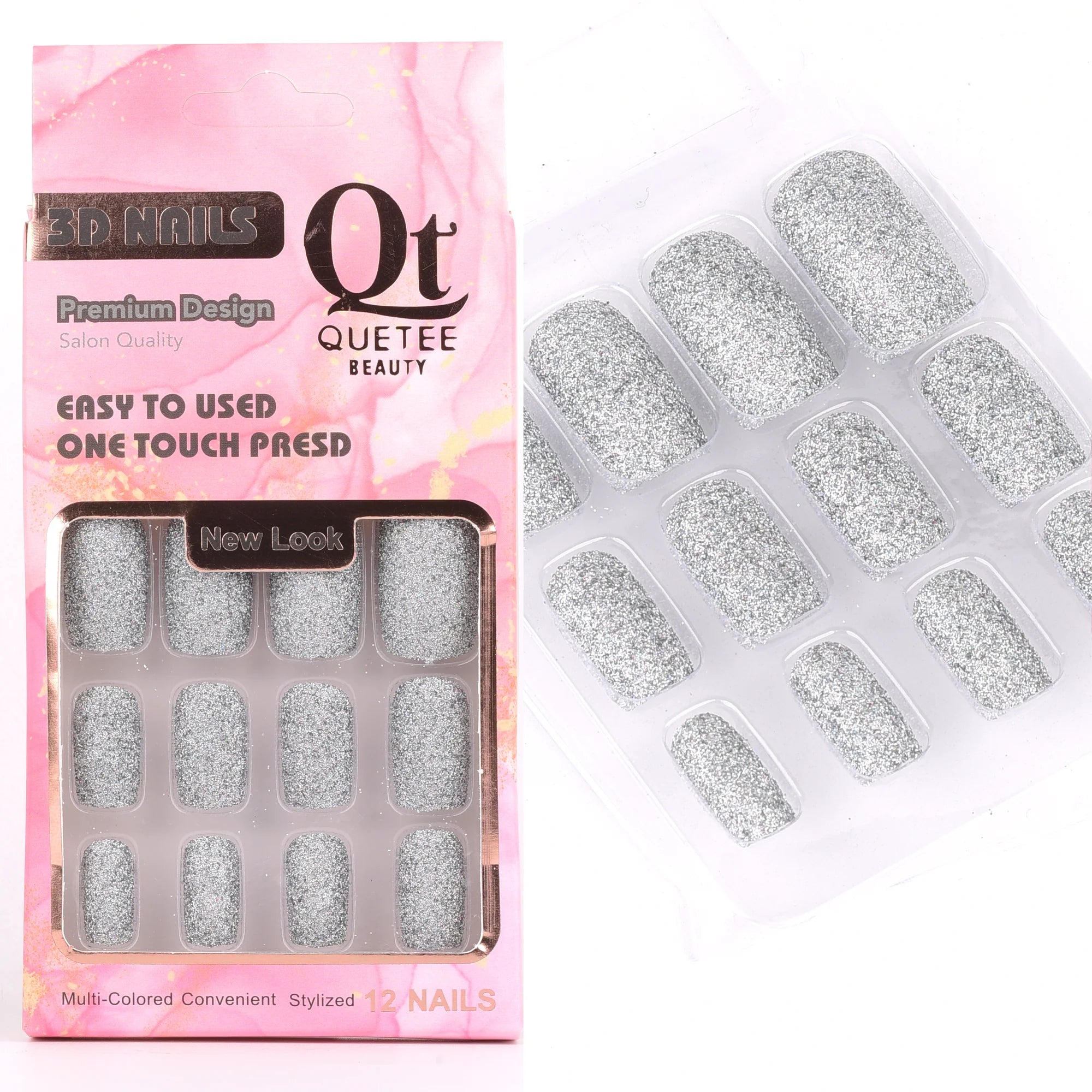Quetee Beauty  3D Nails Premium Design Twenty Three