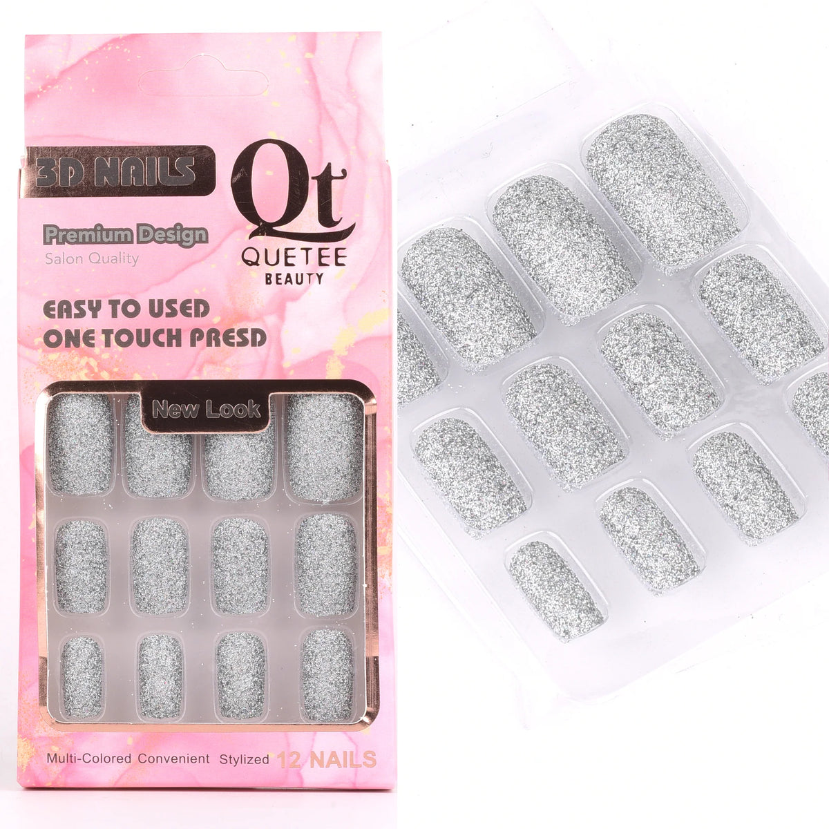 Quetee Beauty  3D Nails Premium Design Twenty Three