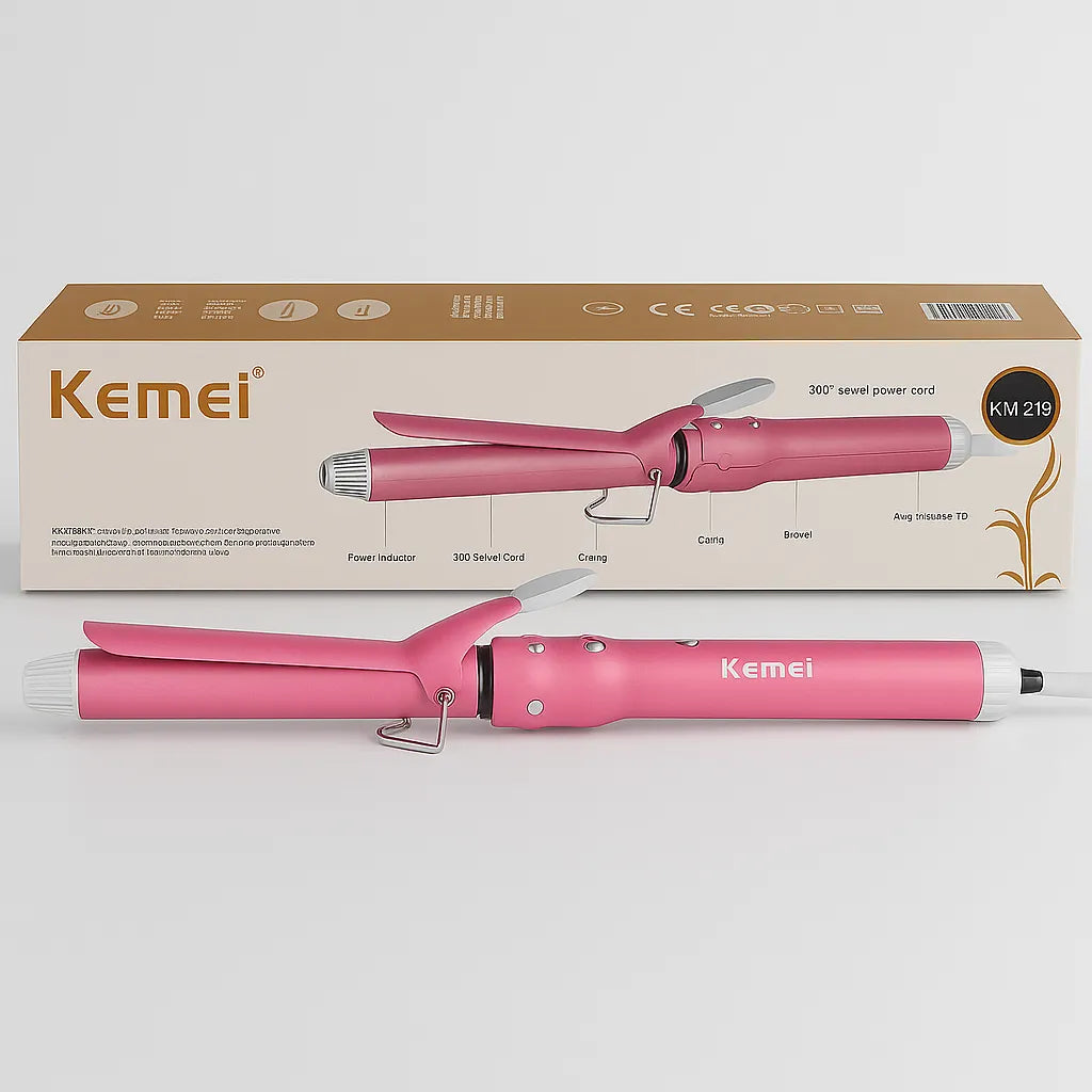 Kemei KM-219 Professional Ceramic Hair Curling Iron