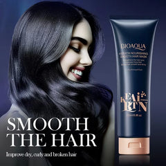 Bioaqua Keratin Nourishing Smooth Hair Mask  - 500g