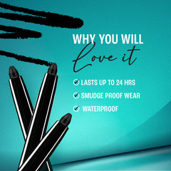 Lakmé Eyeconic Kajal – Black (10h Stay)