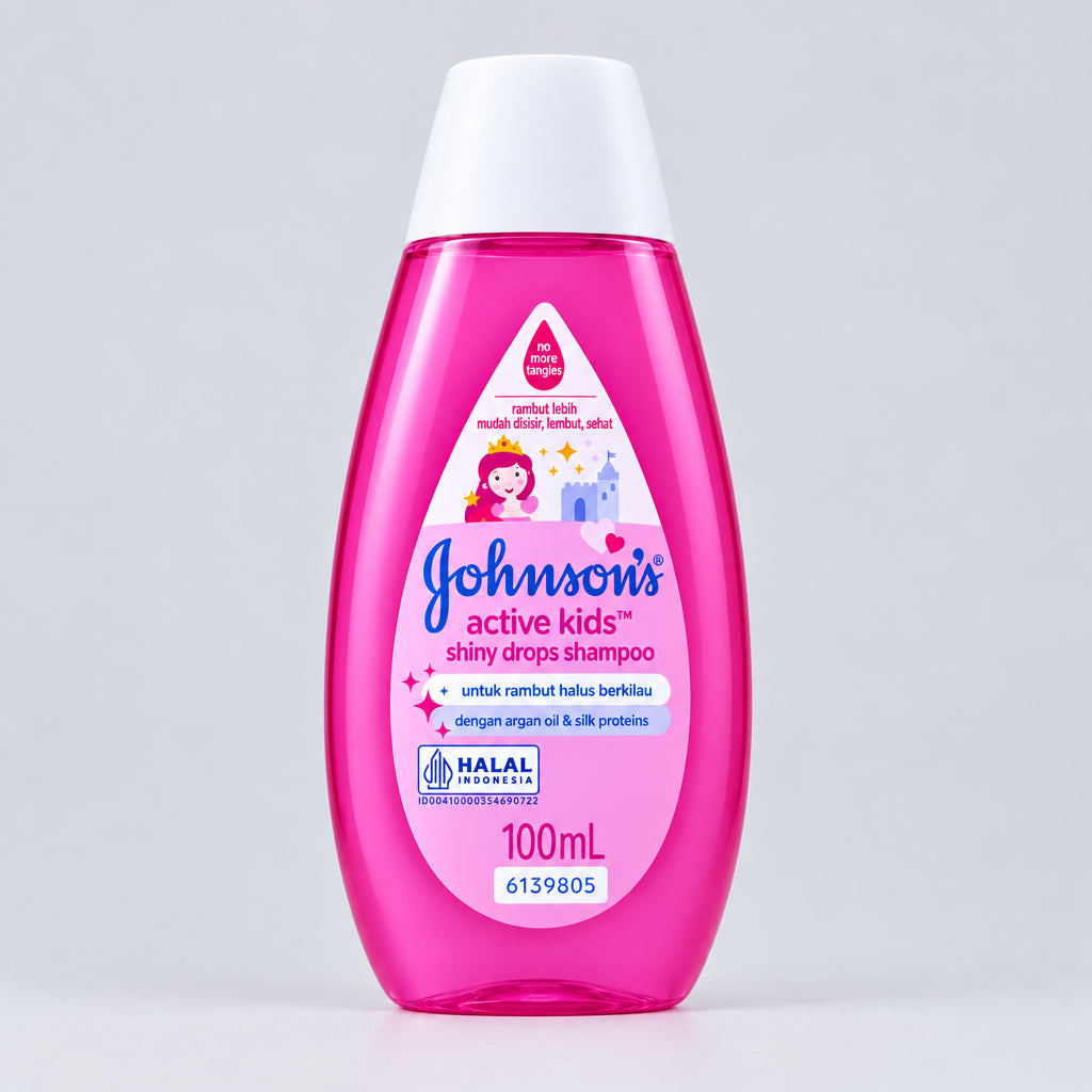 Johnson's Active Kids Shiny Drops Shampoo - 100ml