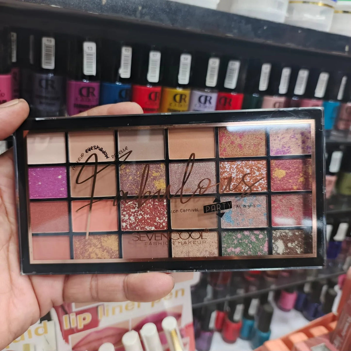24 Colors Seven cool Matte & Glitter Eyeshadow Palette