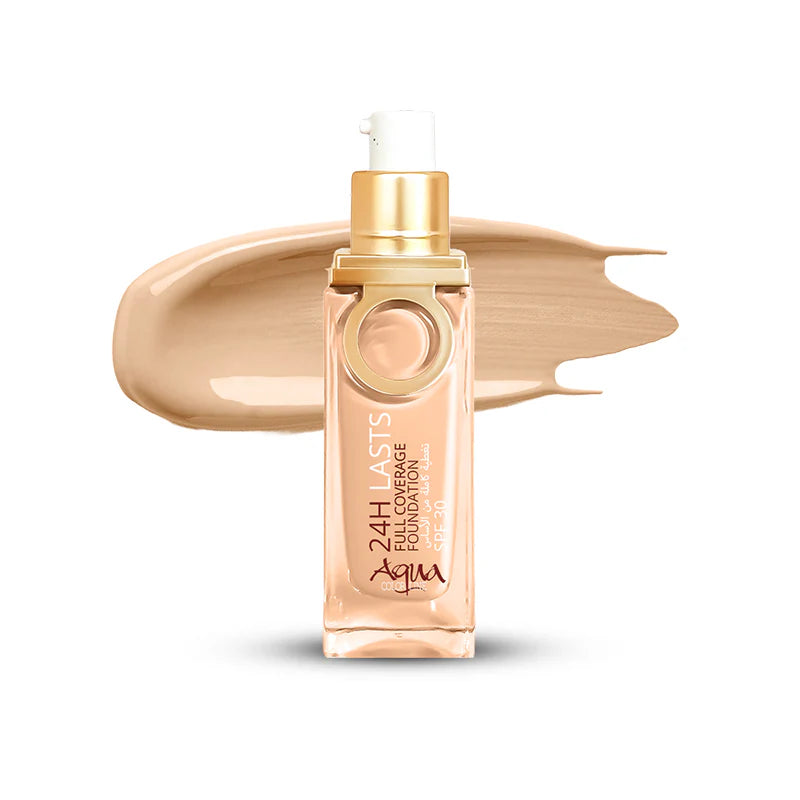 Aqua Color 24H Last Full Coverage Foundation 25ml