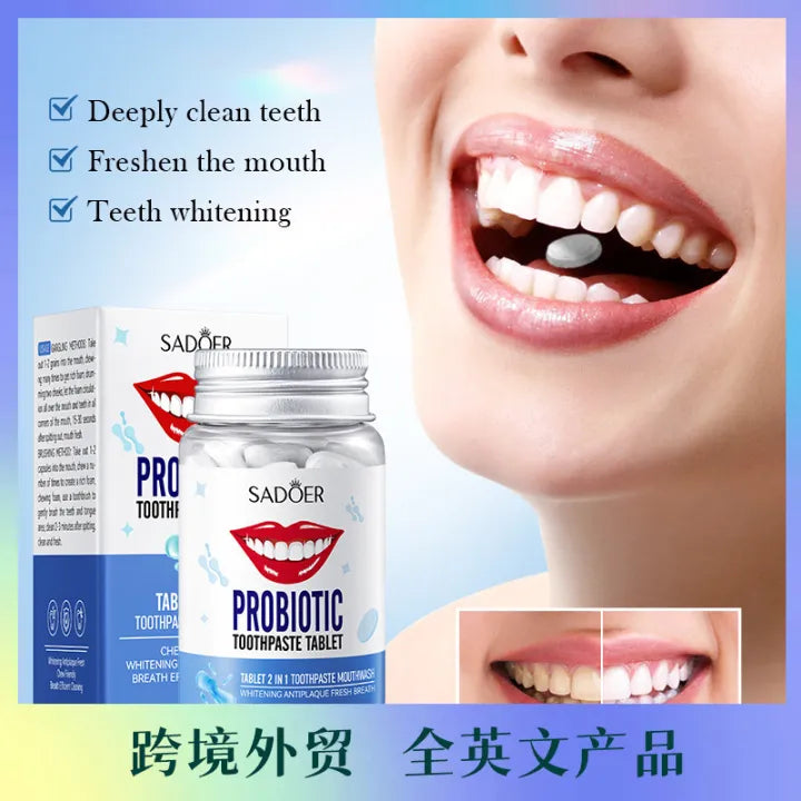 Sadoer 2 in 1 Solid Toothpaste Tablets -  28.5g