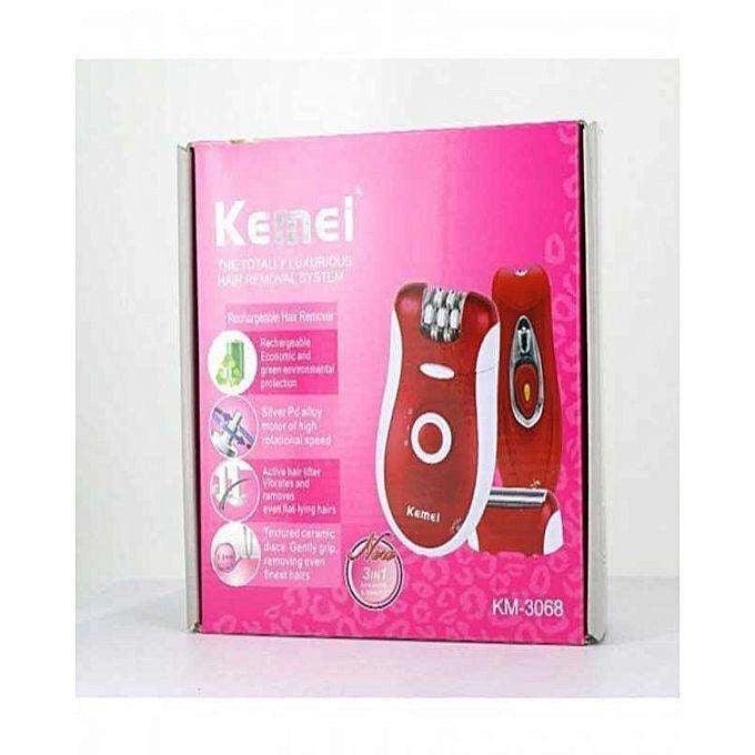 Kemei 3 in 1 Epilator