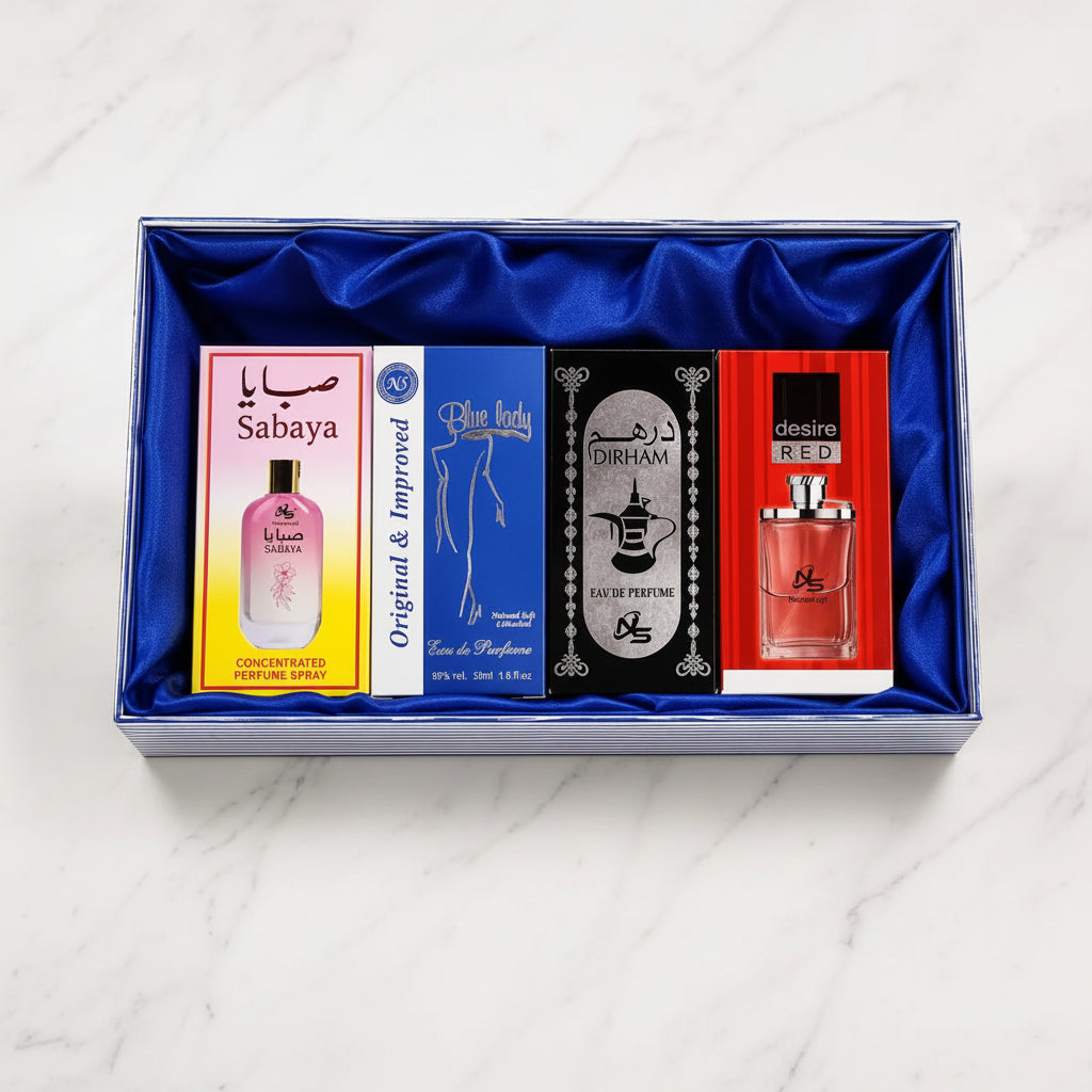 Natural Soft 4 In 1 Perfume Gift Set Box for Men and Women