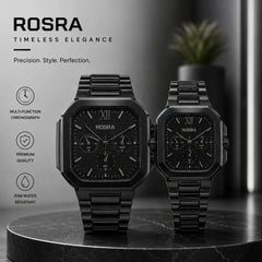 Rosra Timeless Elegance Chronograph Watch Set