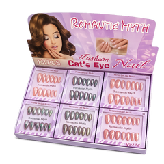 Romantic Myth Holographic Cat Eye Press-On Nails