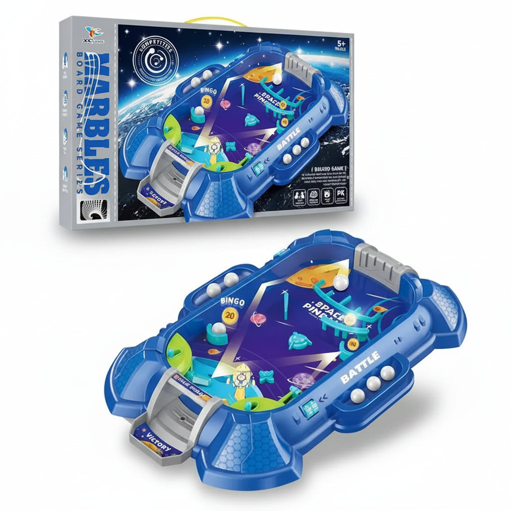 Space Marbles Pinball Table Top Board Game for Kids
