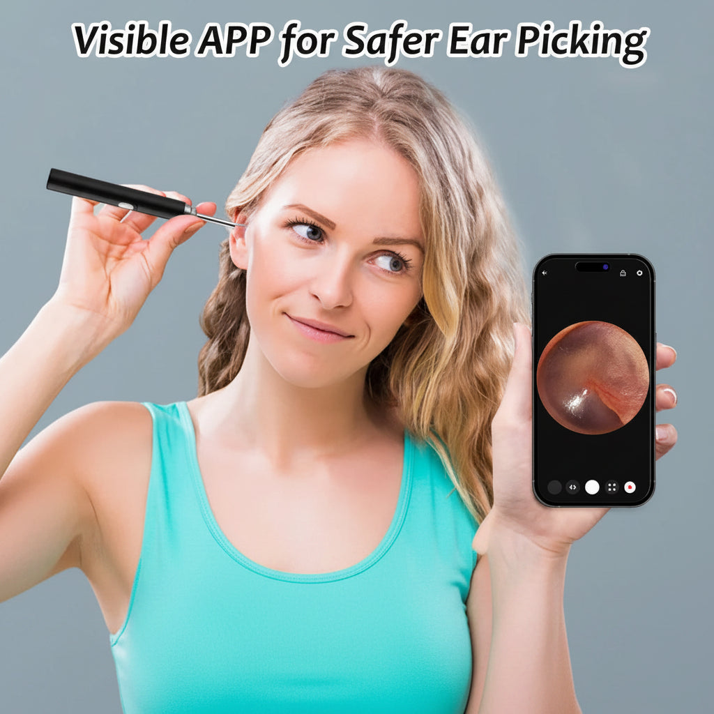 Smart Visual Ear Wax Cleaning Kit – Wireless HD Camera Ear Cleaner