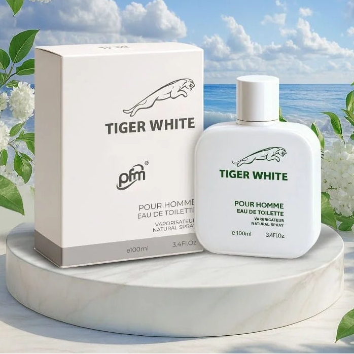 Tiger White Eau De Toilette for Men – 100ml