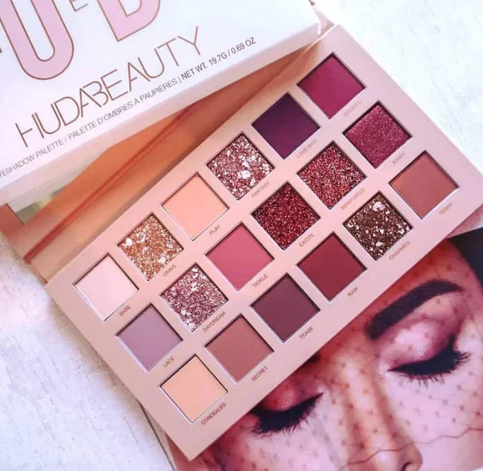 2 In 1 Nude Deal 12 Pcs Matte Lipgloss Set + Nude Palette 18 Colors