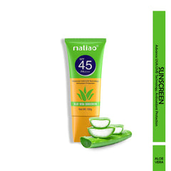 Maliao Aloe Vera Sunscreen SPF 45 PA+++ - 100g