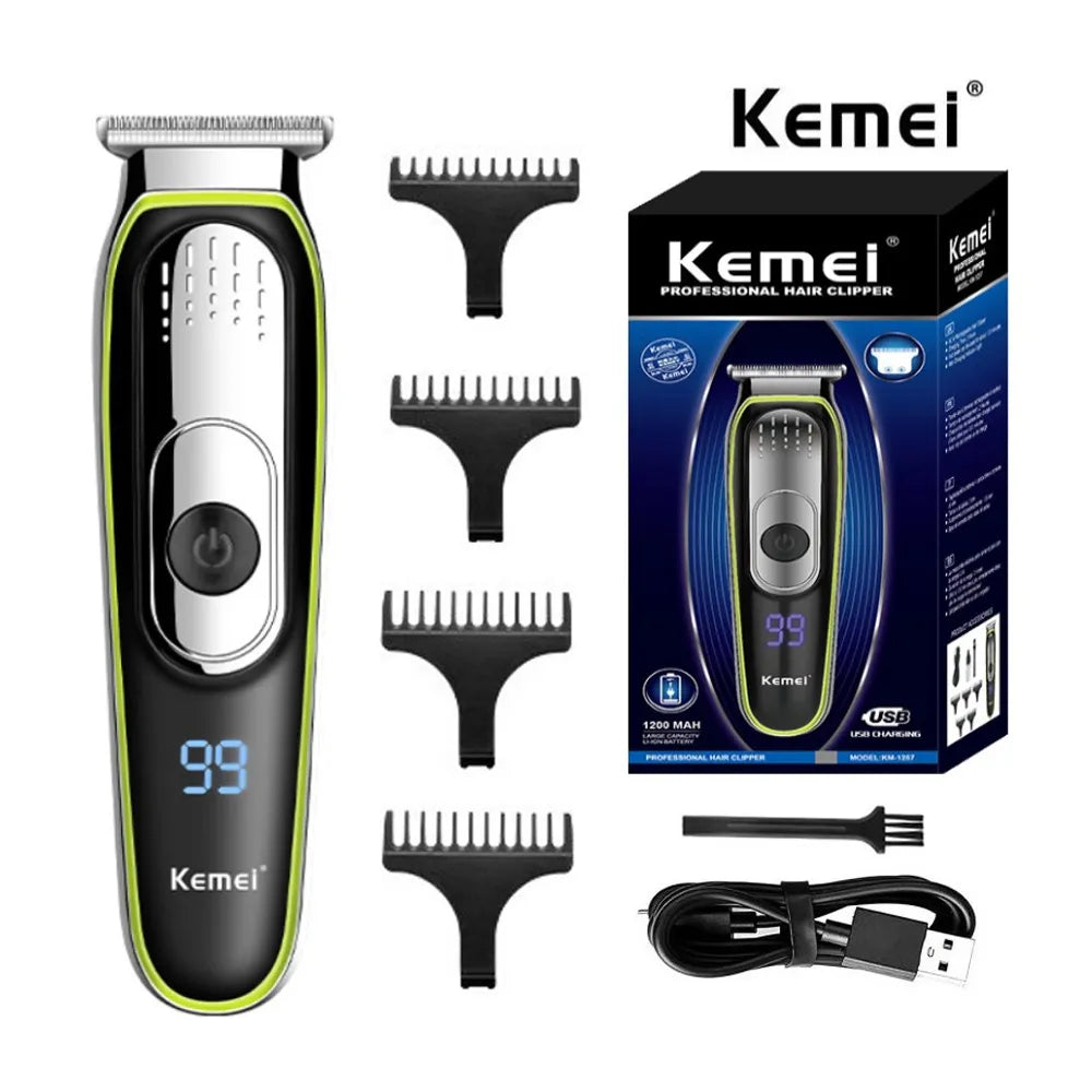 Kemei KM-1257 Hair Cut Machine Beard Trimmer