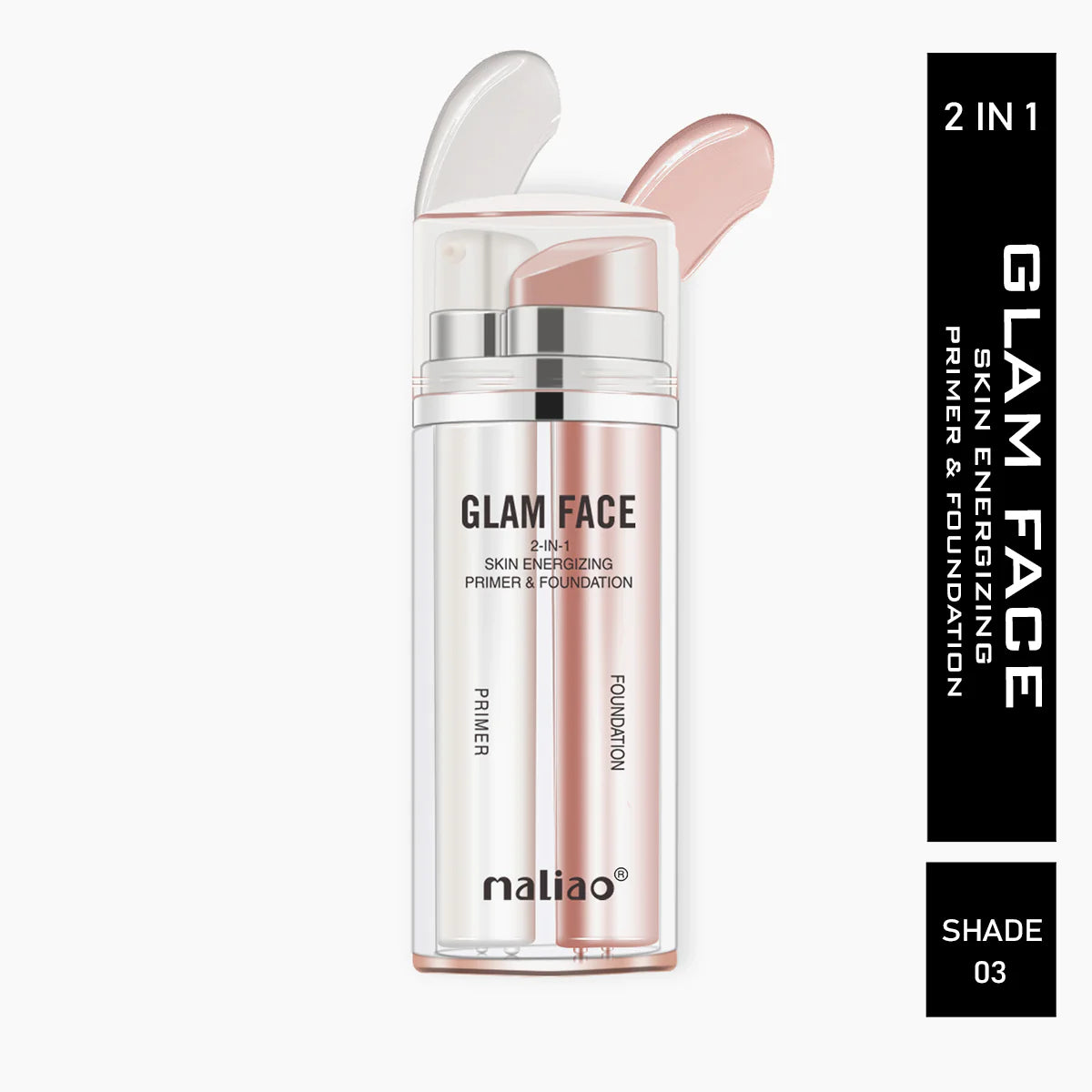 Maliao 2-in-1 Skin Energizing Base Primer + Foundation