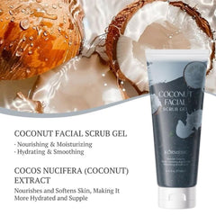 KORMESIC Coconut Facial Scrub Gel – Nourishing & Deep Cleansing Face Scrub - 200ml