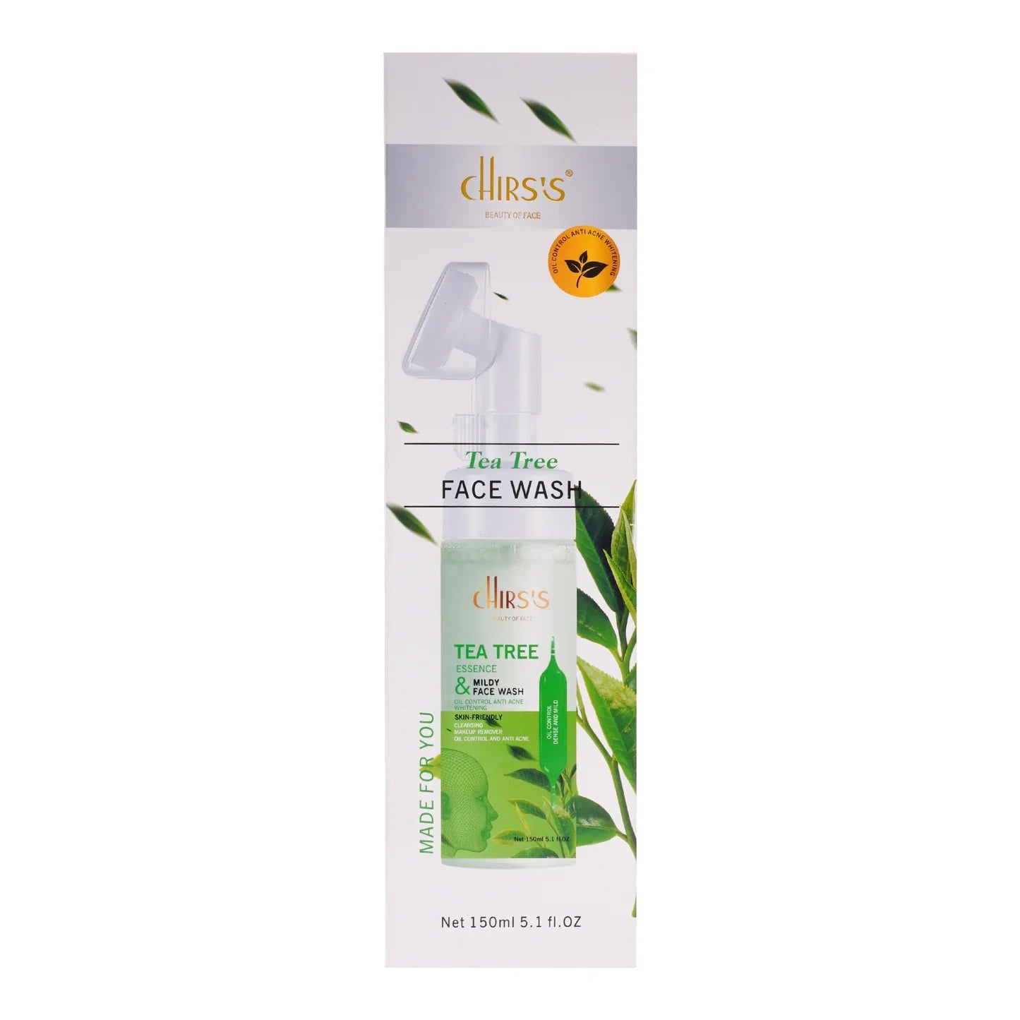 CHIRS'S Tea Tree Essence And Mildy Face Wash - 150ml