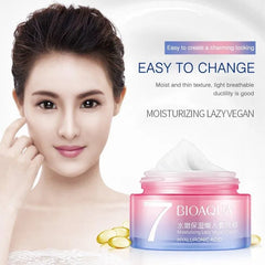 Bioaqua 7 Hyaluronic Acid Moisturizing Lazy Vegan Cream - 50ml