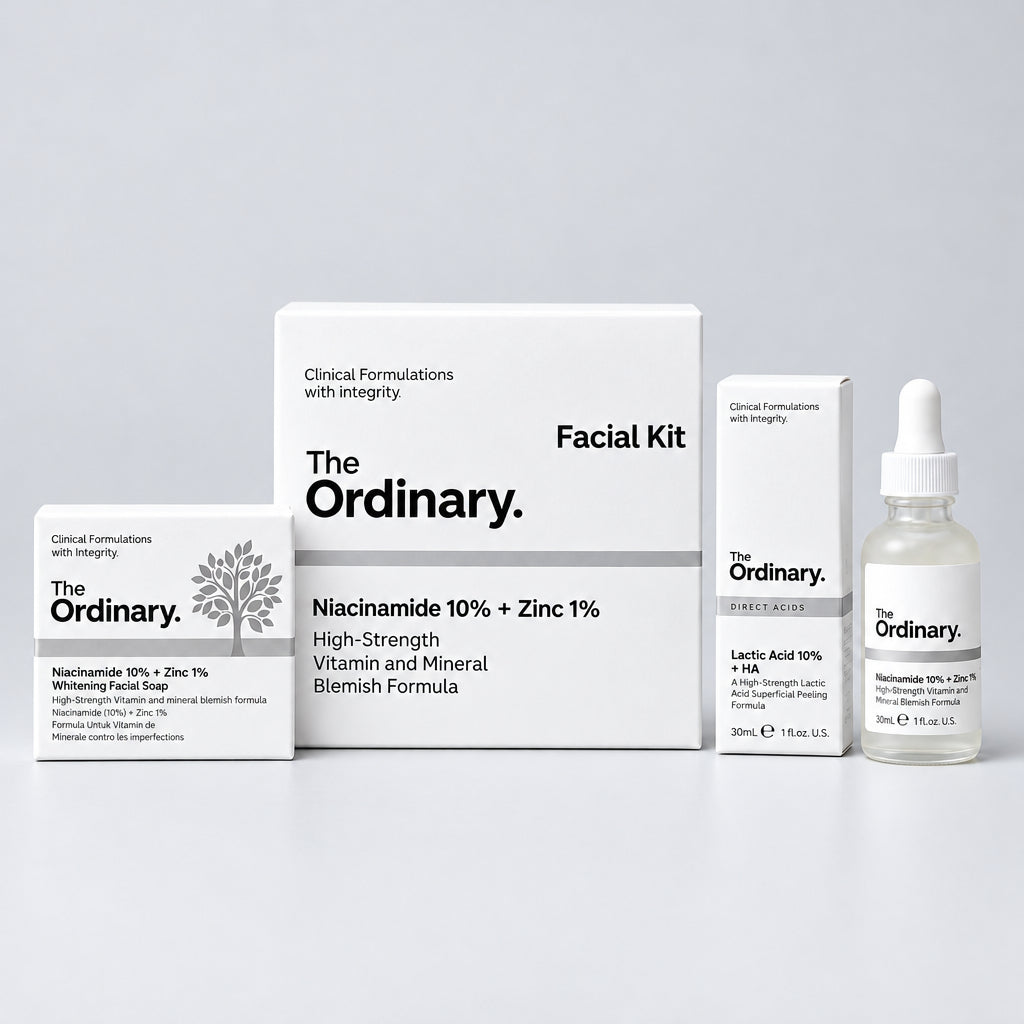 The Ordinary Skincare Deal – 5 Step Facial, Bleach Set, Serum & Soap