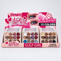 Gulf Girl eye shadow palette - 12-color