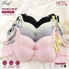 Fazal Lingerie Double 88-87 Padded Cotton Bra