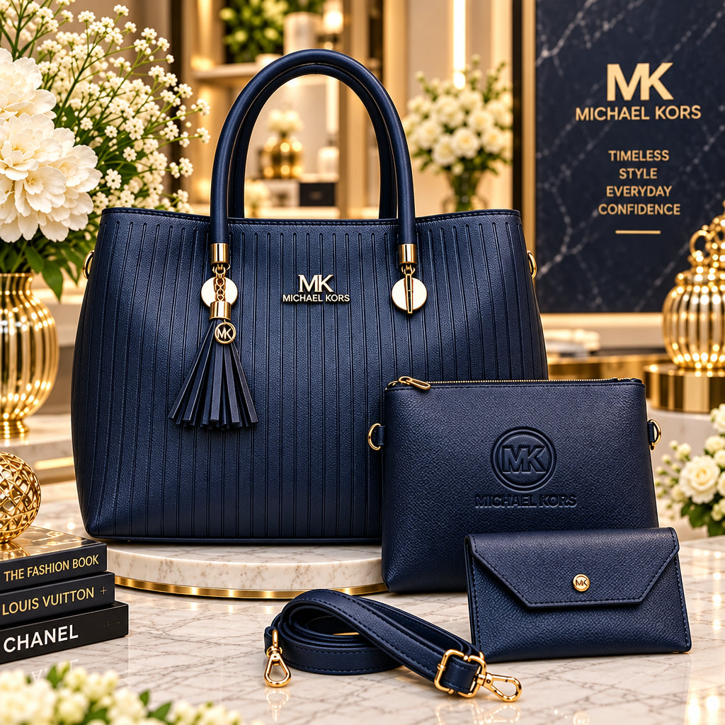Michael Kors 3 in 1 Womens Handbag Set