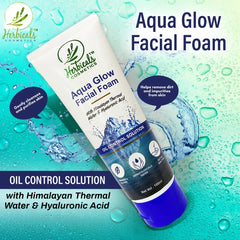 Herbicals Aqua Glow Oil Control Faical Foam - 100 ML