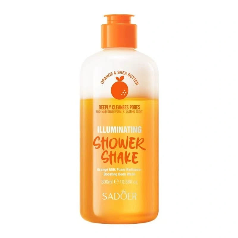 Sadoer Orange & Shea Butter Illuminating Shower Shake Body Wash - 300ml