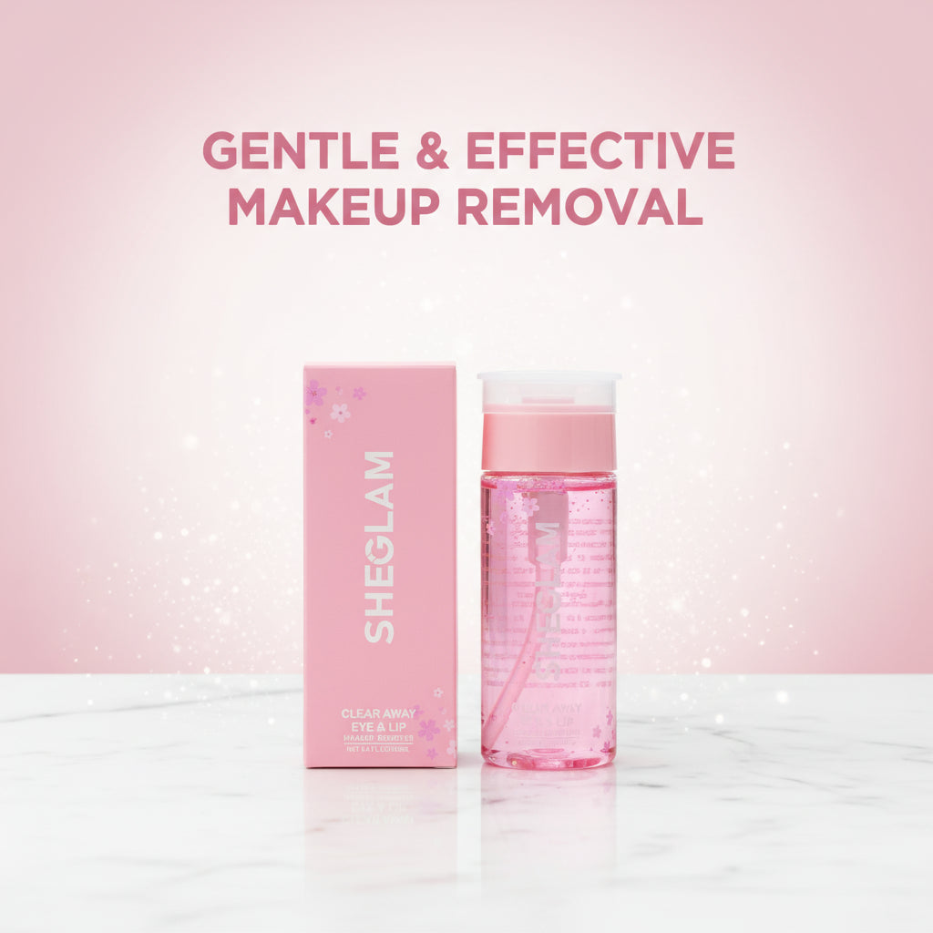 Sheglam - Clear Away Eye & Lip Makeup Remover - 80ml